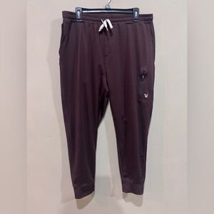 Vuori Sunday Performance Jogger Sweatpants Men’s XL Maroon Burgundy Stretch